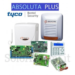 Kit completo Bentel Absoluta plus con modulo IP e combinatore GSM, gestione con App